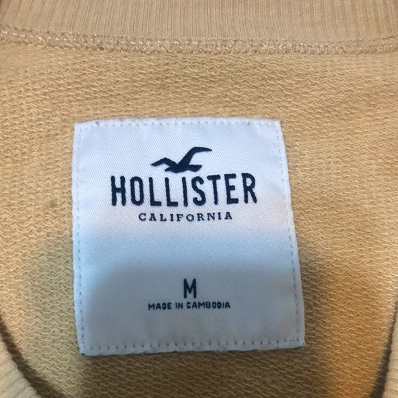 Hollister California beige crop sweatshirt - Picture 2 of 3